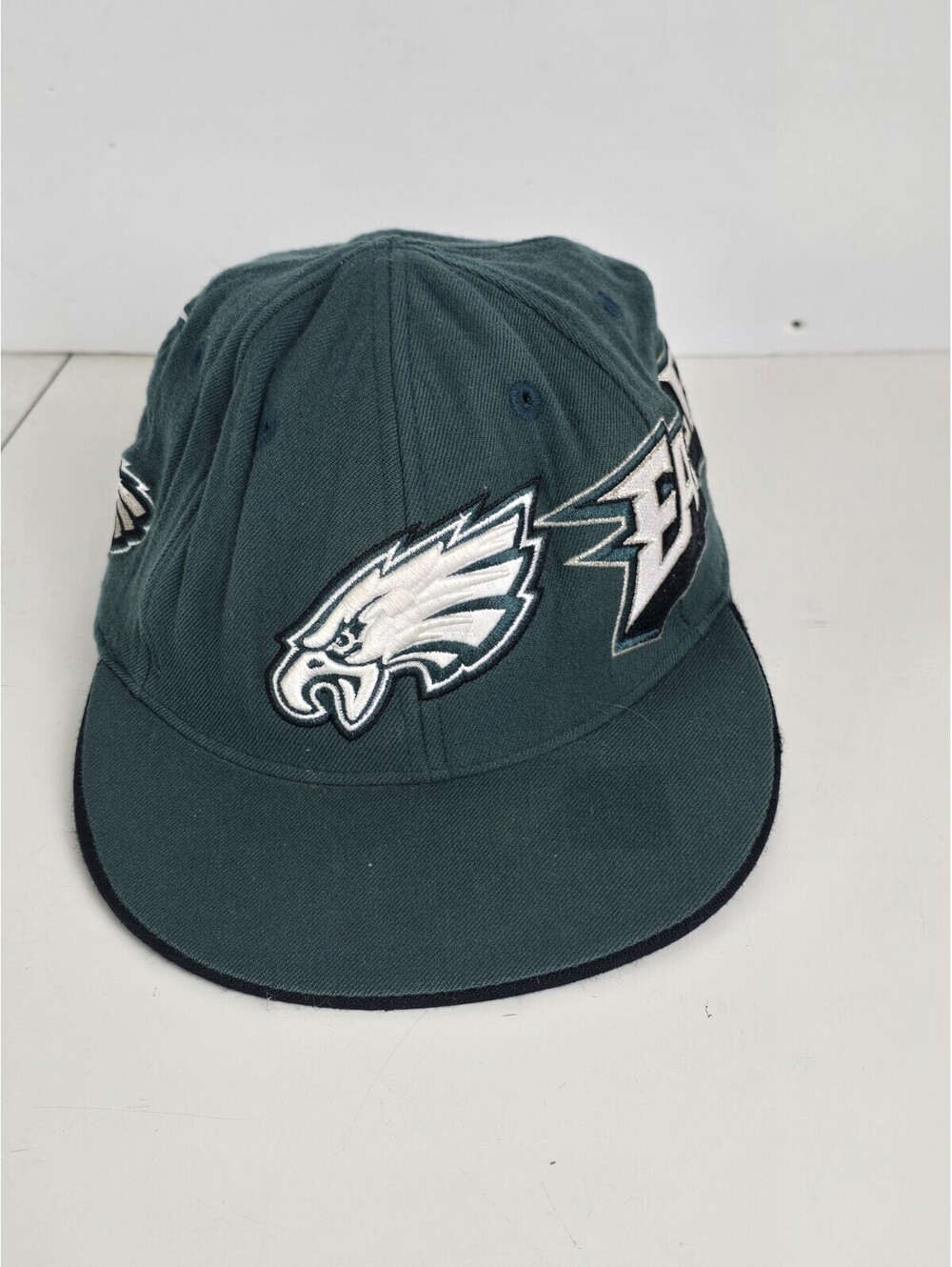 NFL Elements Philadelphia Eagles Hat Cap Sz 8 Embroidered Logo Green Reebok Wool